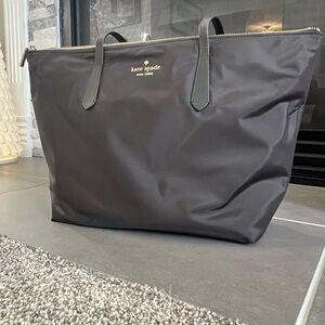Kate Spade ♠️ Kitt Nylon Large Tote, Black, NWT